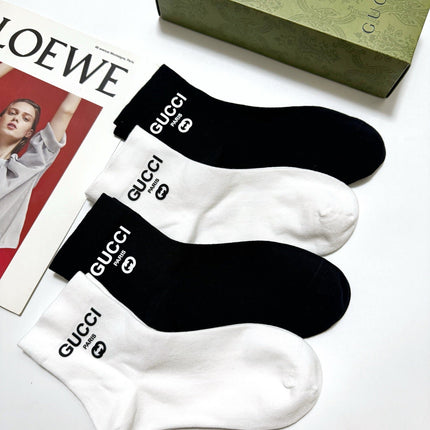 GUCCI 26S ANKLE SOCKS 407183 (1 BOX)
