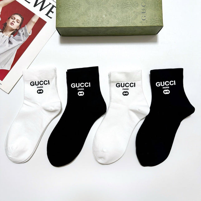 GUCCI 26S ANKLE SOCKS 407183 (1 BOX)