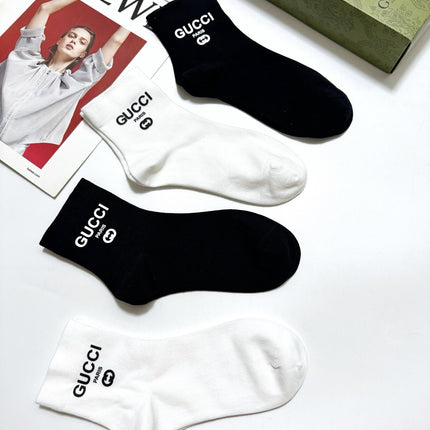 GUCCI 26S ANKLE SOCKS 407183 (1 BOX)