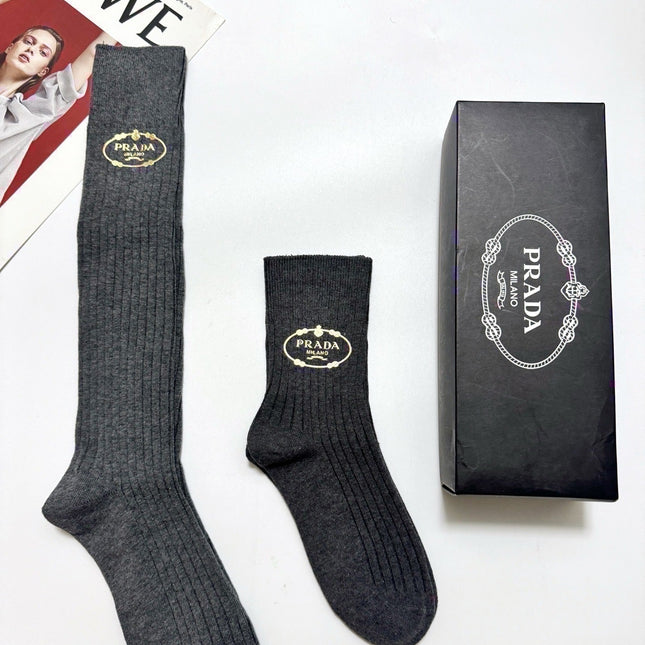 PRADA 26S CREW SOCKS 408722 (1 BOX)