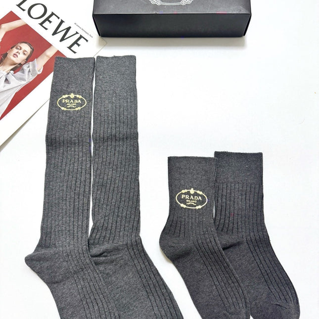 PRADA 26S CREW SOCKS 408722 (1 BOX)