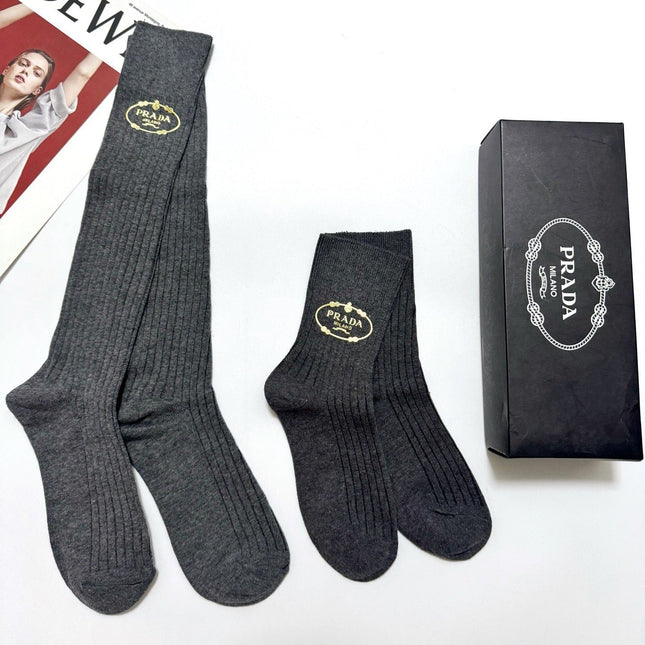 PRADA 26S CREW SOCKS 408722 (1 BOX)