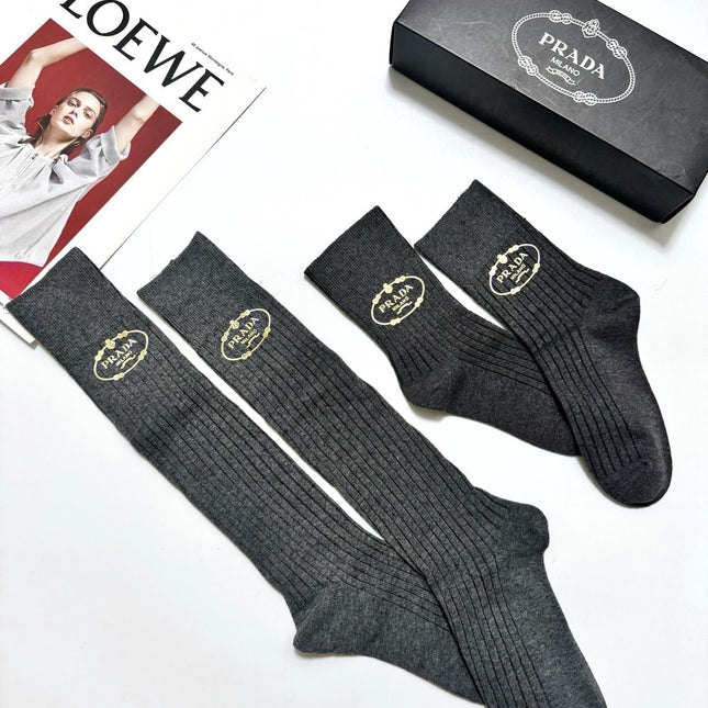 PRADA 26S CREW SOCKS 408722 (1 BOX)