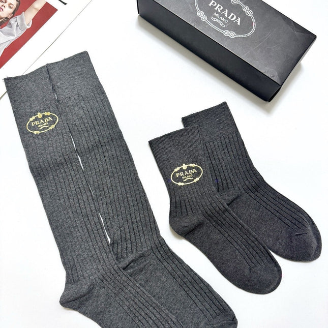 PRADA 26S CREW SOCKS 408722 (1 BOX)