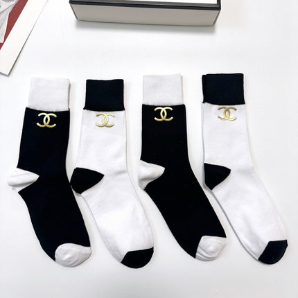 CHANEL 26S CREW SOCKS 408726 (1 BOX)