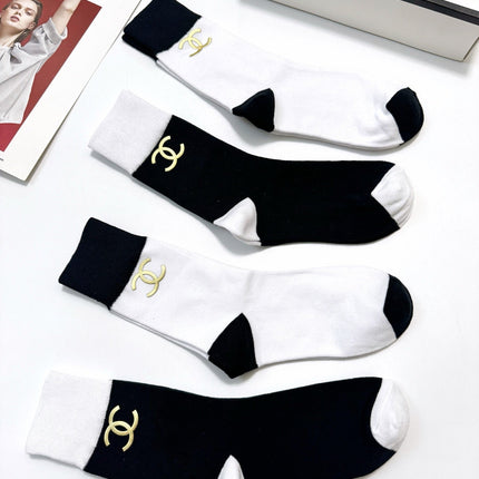 CHANEL 26S CREW SOCKS 408726 (1 BOX)