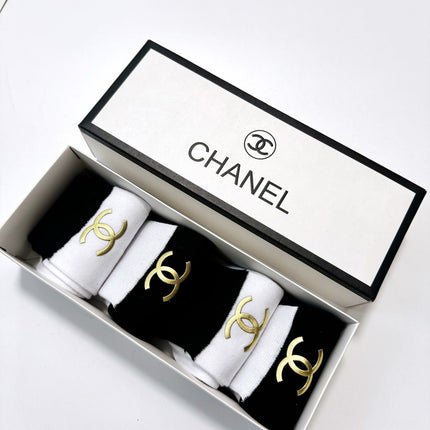 CHANEL 26S CREW SOCKS 408726 (1 BOX)