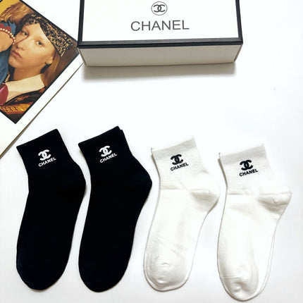 CHANEL 26S ANKLE SOCKS 408731 (1 BOX)