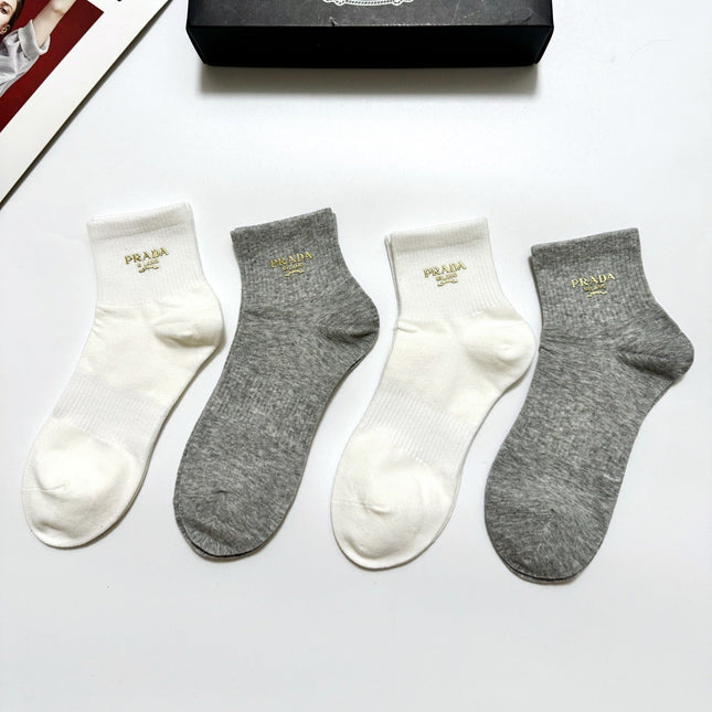 PRADA 26S ANKLE SOCKS 408733 (1 BOX)