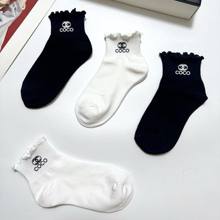 CHANEL 26S ANKLE SOCKS 408735 (1 BOX)