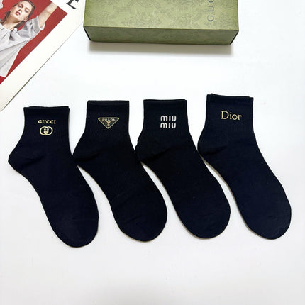 GUCCI 26S ANKLE SOCKS 408739 (1 BOX)