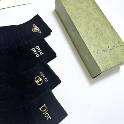 GUCCI 26S ANKLE SOCKS 408739 (1 BOX)