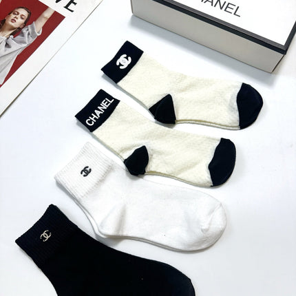 CHANEL 26S ANKLE SOCKS 408741 (1 BOX)