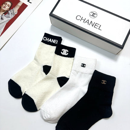 CHANEL 26S ANKLE SOCKS 408741 (1 BOX)