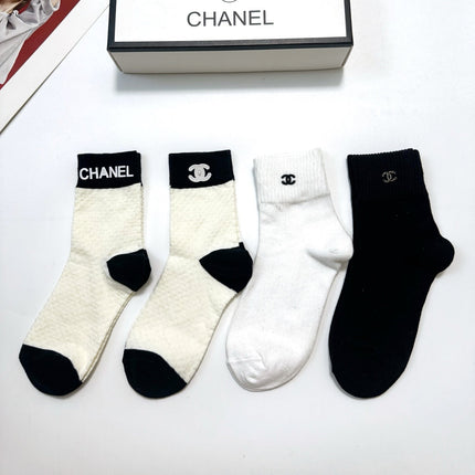 CHANEL 26S ANKLE SOCKS 408741 (1 BOX)