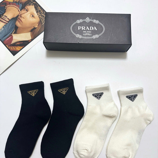 PRADA 26S ANKLE SOCKS 410292 (1 BOX)