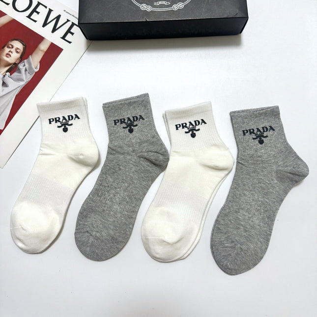 PRADA 26S ANKLE SOCKS 410299 (1 BOX)