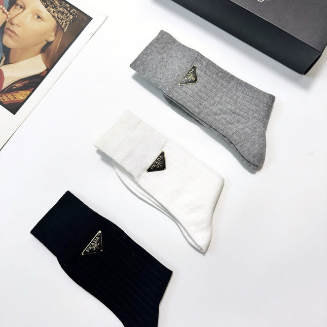 PRADA 26S CREW SOCKS 412440 (1 BOX)
