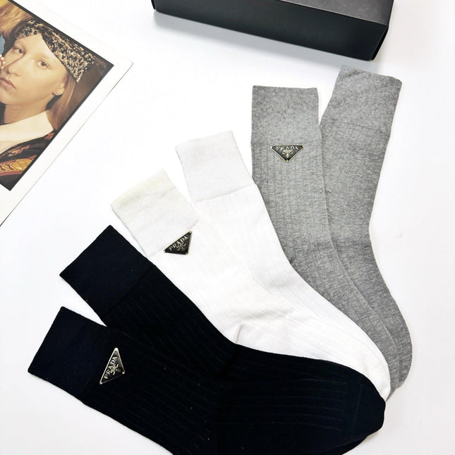 PRADA 26S CREW SOCKS 412440 (1 BOX)