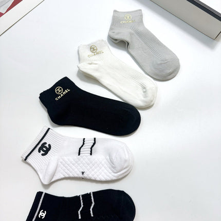 CHANEL 26S ANKLE SOCKS 412444 (1 BOX)