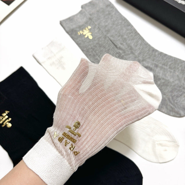 PRADA 26S CREW SOCKS 413919 (1 BOX)