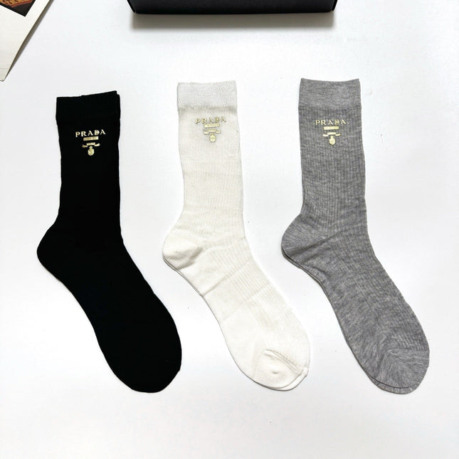PRADA 26S CREW SOCKS 413919 (1 BOX)