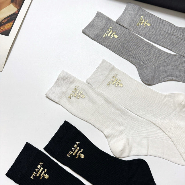 PRADA 26S CREW SOCKS 413919 (1 BOX)