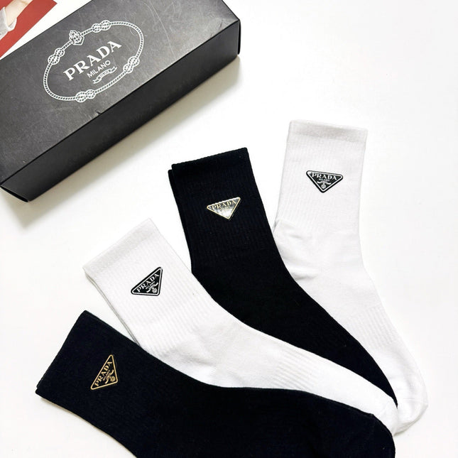 PRADA 26S ANKLE SOCKS 413923 (1 BOX)