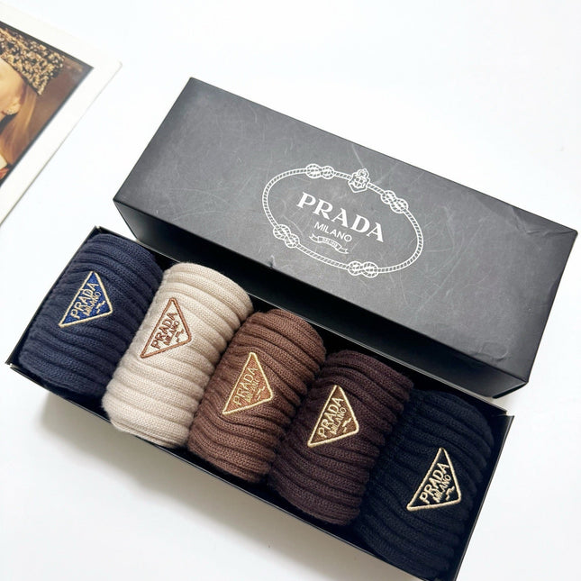 PRADA 26S CREW SOCKS 415673 (1 BOX)