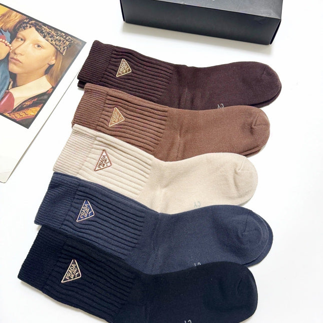 PRADA 26S CREW SOCKS 415673 (1 BOX)