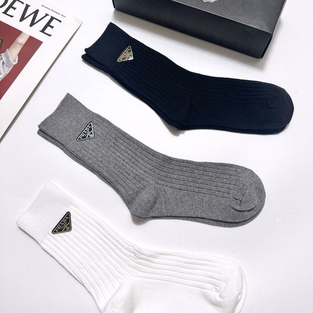 PRADA 26S CREW SOCKS 415680 (1 BOX)
