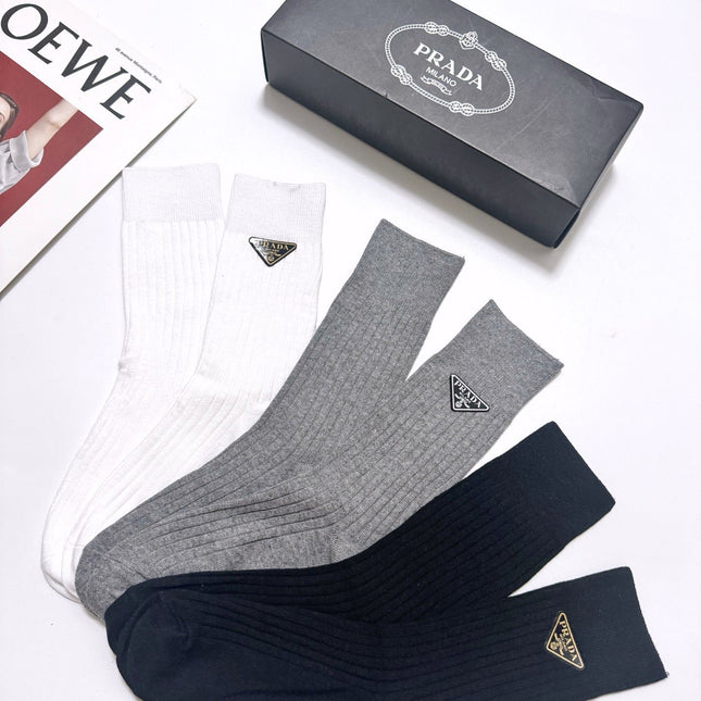PRADA 26S CREW SOCKS 415680 (1 BOX)