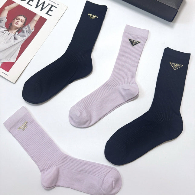PRADA 26S CREW SOCKS 415687 (1 BOX)