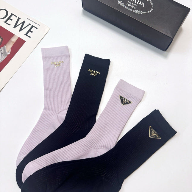 PRADA 26S CREW SOCKS 415687 (1 BOX)