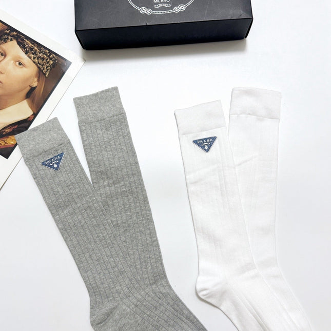 PRADA 26S CREW SOCKS 421085 (1 BOX)