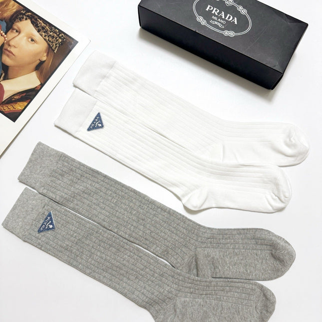 PRADA 26S CREW SOCKS 421085 (1 BOX)