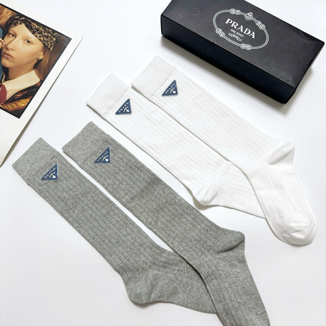 PRADA 26S CREW SOCKS 421085 (1 BOX)