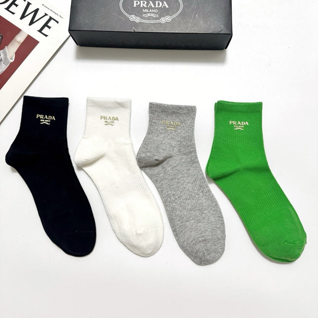 PRADA 26S ANKLE SOCKS 421097 (1 BOX)