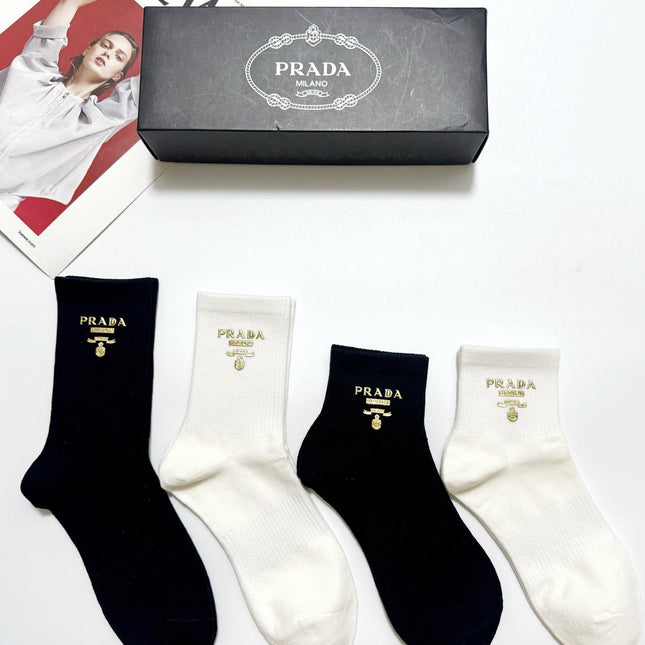 PRADA 26S ANKLE SOCKS 421101 (1 BOX)