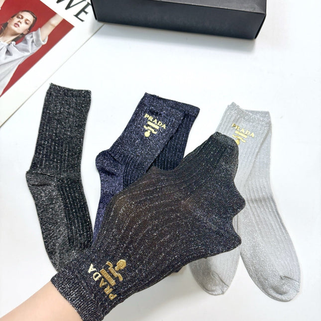 PRADA 26S ANKLE SOCKS 421138 (1 BOX)