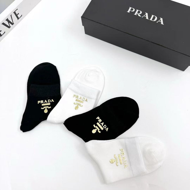 PRADA 26S ANKLE SOCKS 423092 (1 BOX)