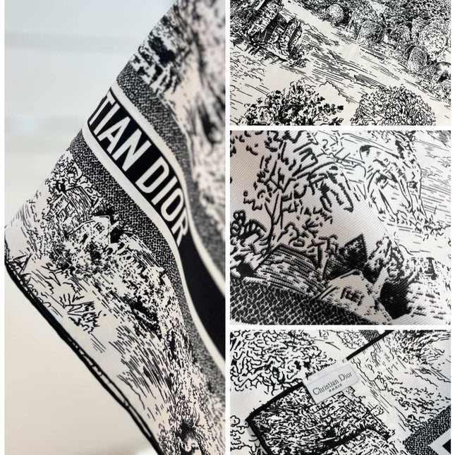 DIOR 26S SCARF 90CM IN SILK 198369