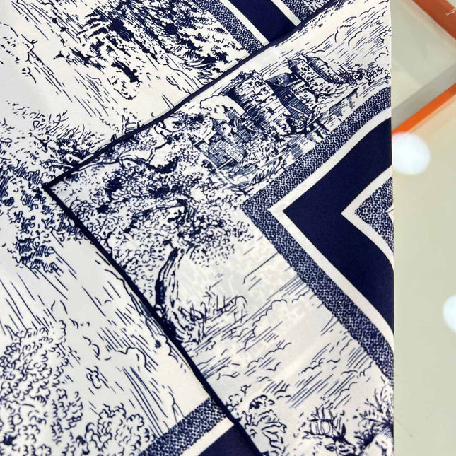DIOR 26S SCARF 90CM IN SILK 198370