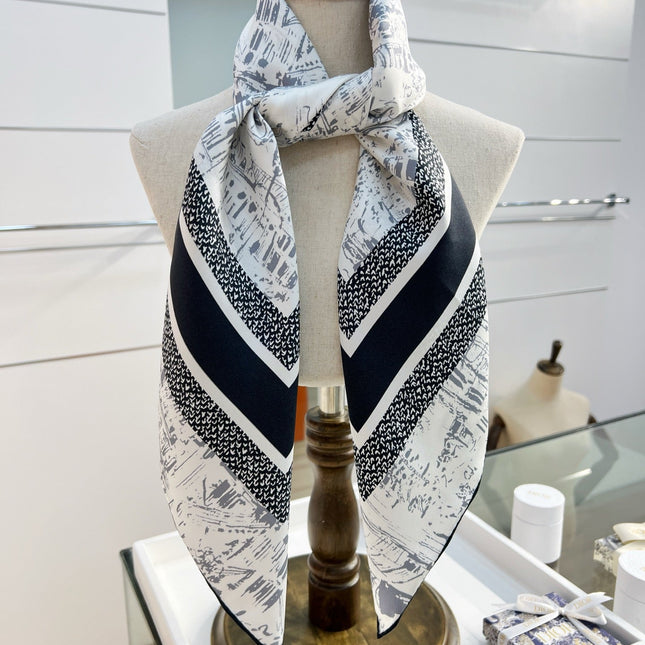 DIOR 26S SCARF 90CM IN SILK 198371