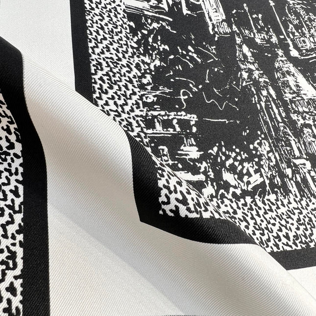 DIOR 26S SCARF 90CM IN SILK 198372