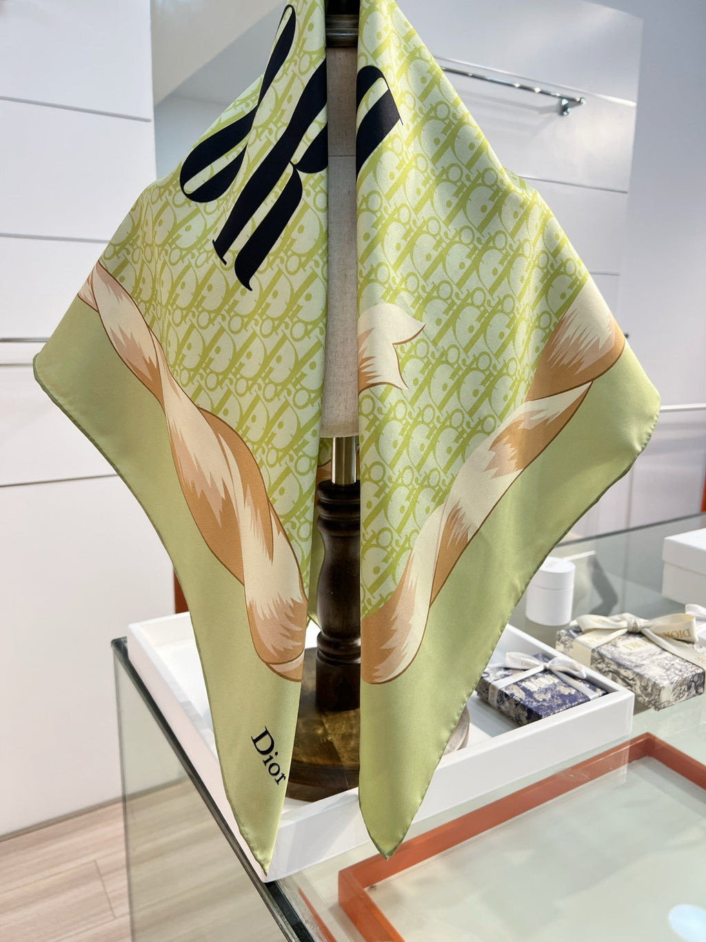 DIOR 26S SCARF 90CM IN SILK 163867