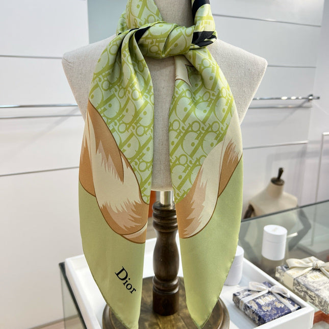 DIOR 26S SCARF 90CM IN SILK 163867