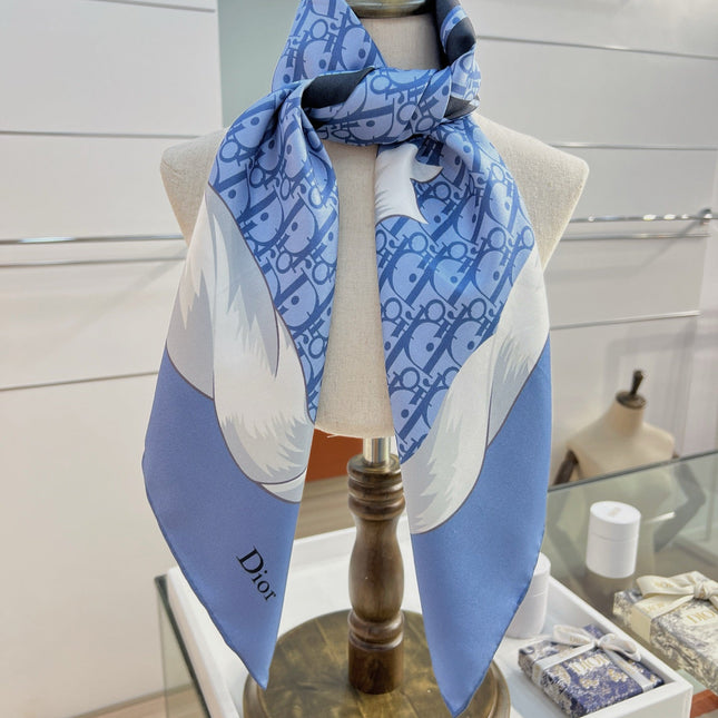 DIOR 26S SCARF 90CM IN SILK 163869