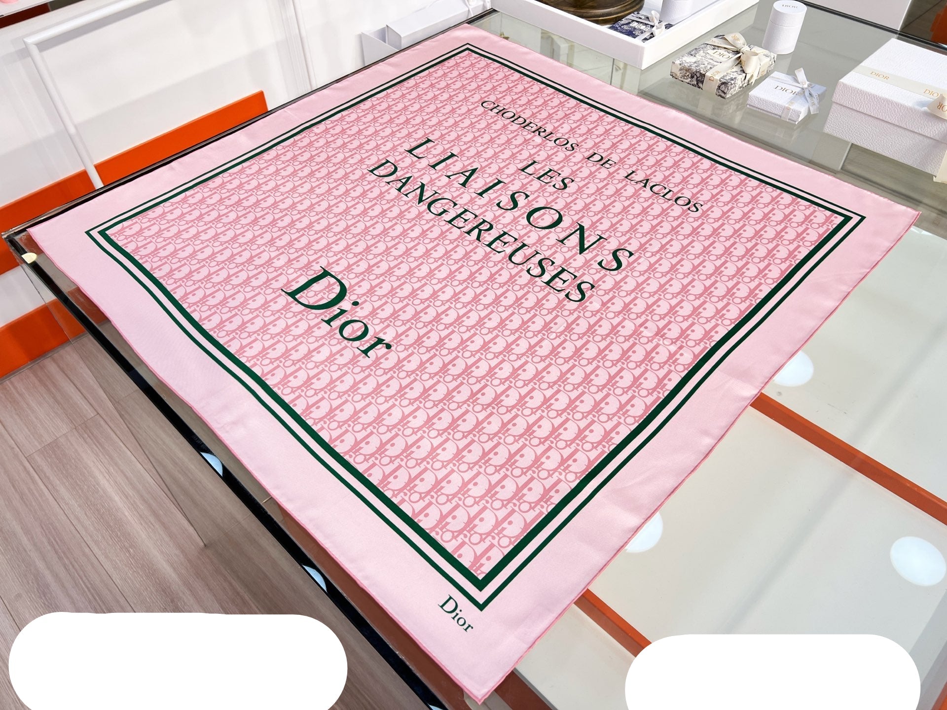DIOR 26S SCARF 90CM IN SILK 163864