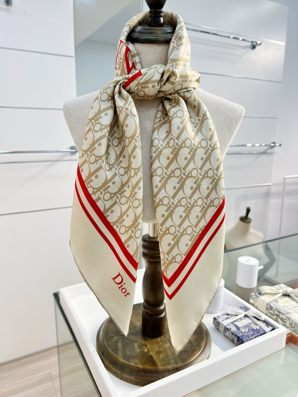 DIOR 26S SCARF 90CM IN SILK 163866
